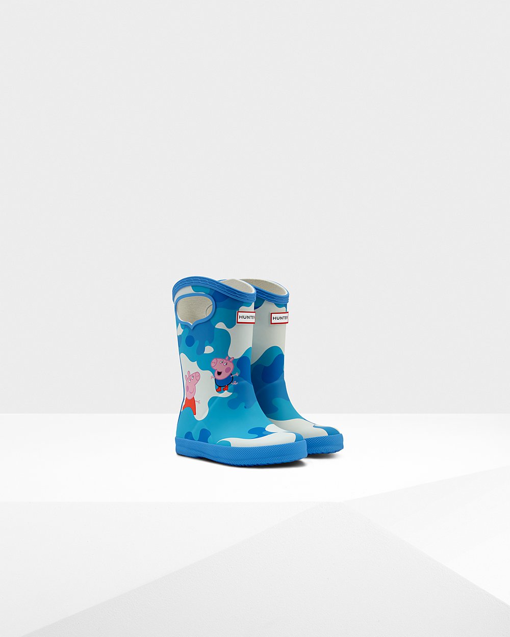 Botas De Agua Original First Peppa Pig Grab Handle Hunter Niños - Azules - 916327BVA